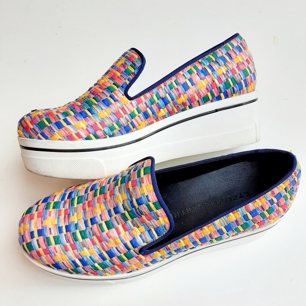 Stella Mccartney Ribbon Binx Multi Flatform Loafer - Picture 6 of 8